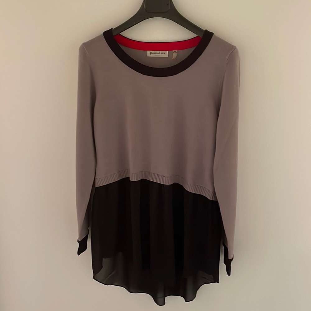 2 tone sweater